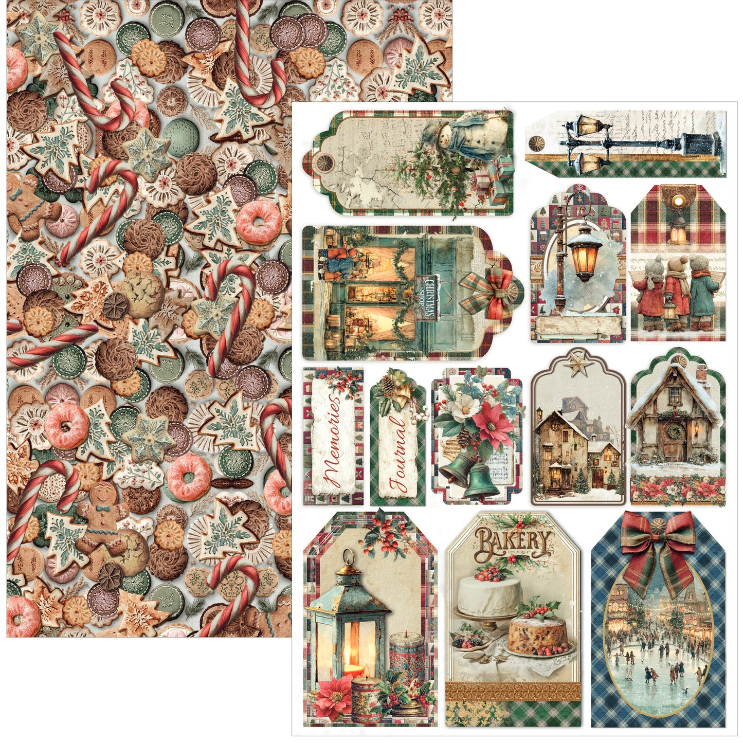 Ciao Bell Merry & Bright A4 Creative Pad (9pcs)