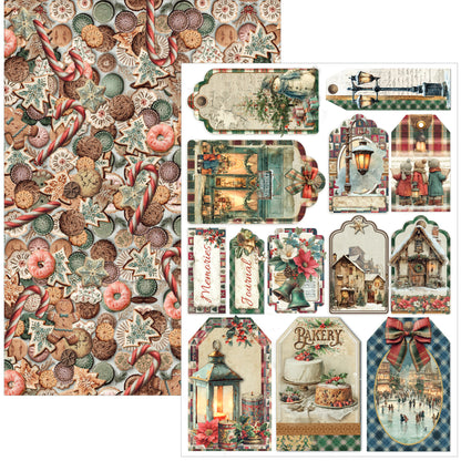 Ciao Bell Merry & Bright A4 Creative Pad (9pcs)