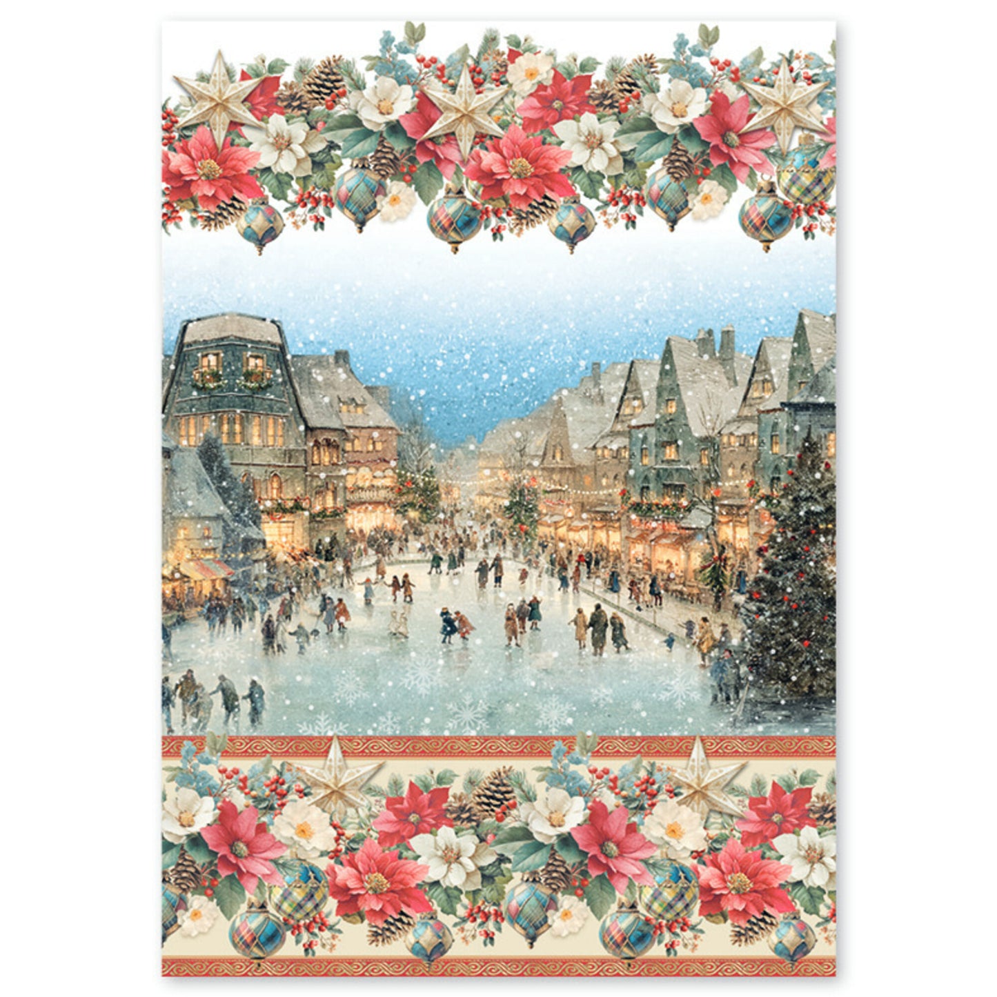 Ciao Bell Merry & Bright A4 Rice Paper Mixed (4pcs)