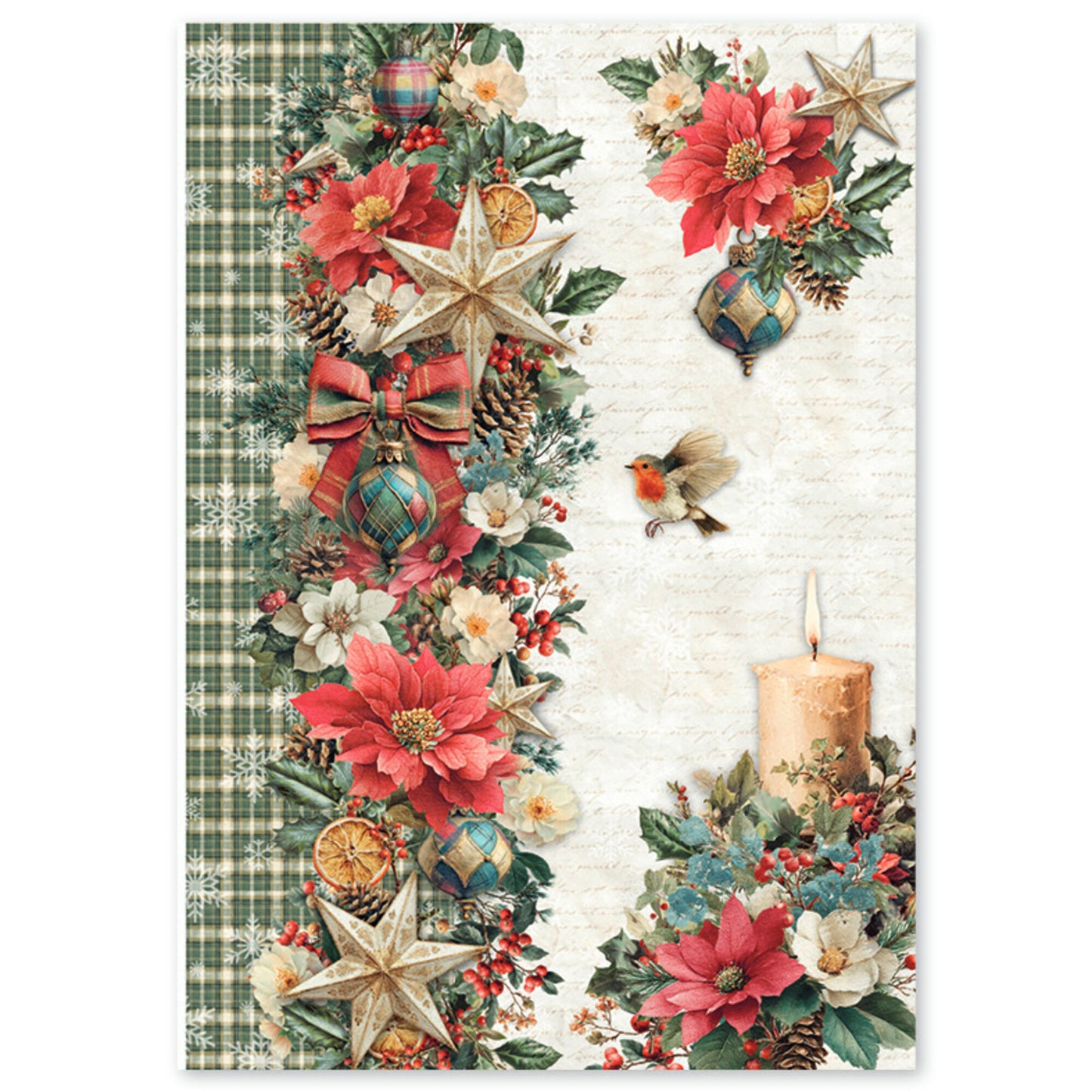 Ciao Bell Merry & Bright A4 Rice Paper Mixed (4pcs)