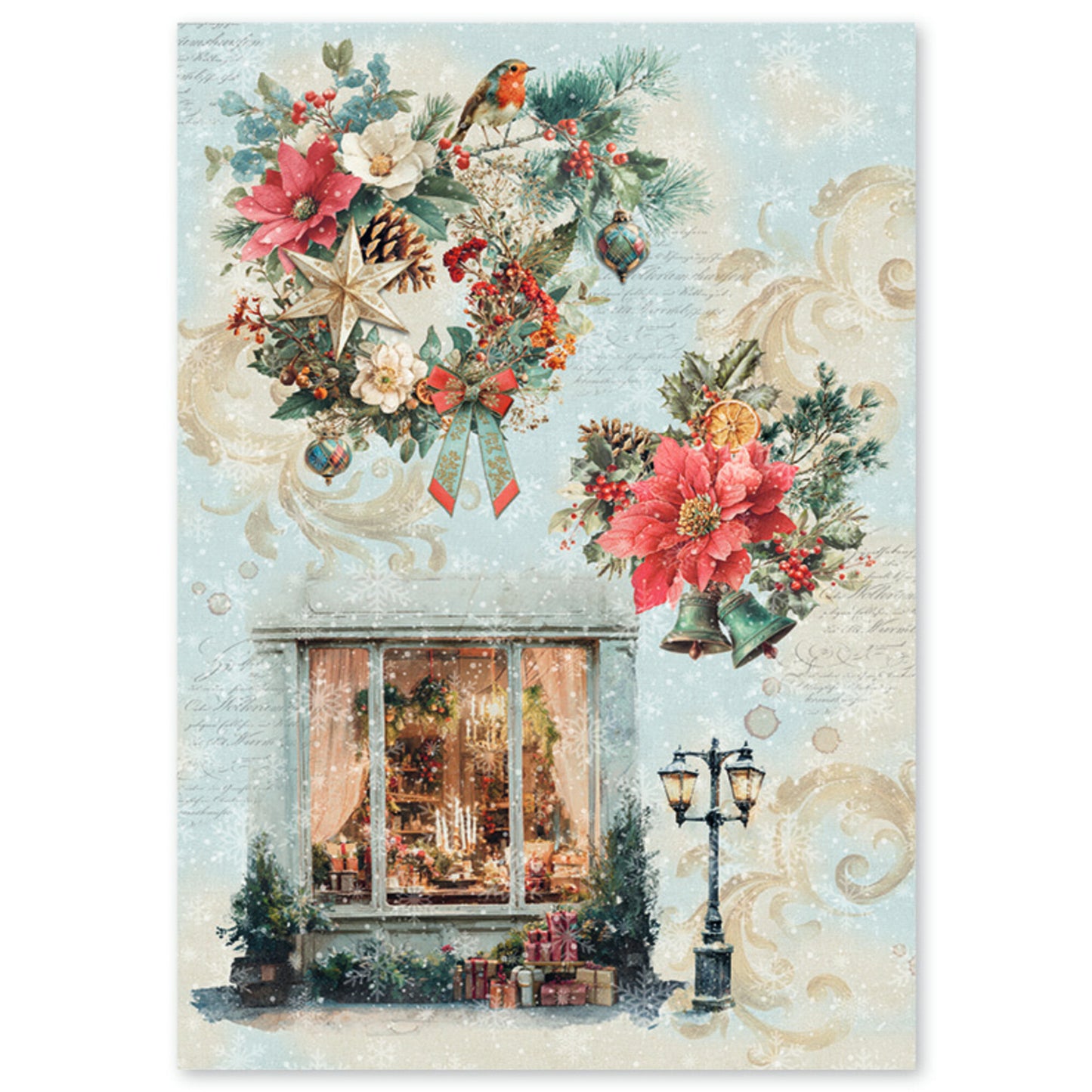 Ciao Bell Merry & Bright A4 Rice Paper Mixed (4pcs)