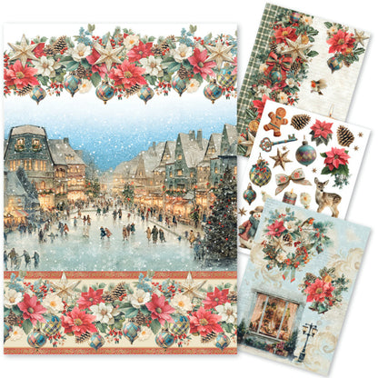 Ciao Bell Merry & Bright A4 Rice Paper Mixed (4pcs)