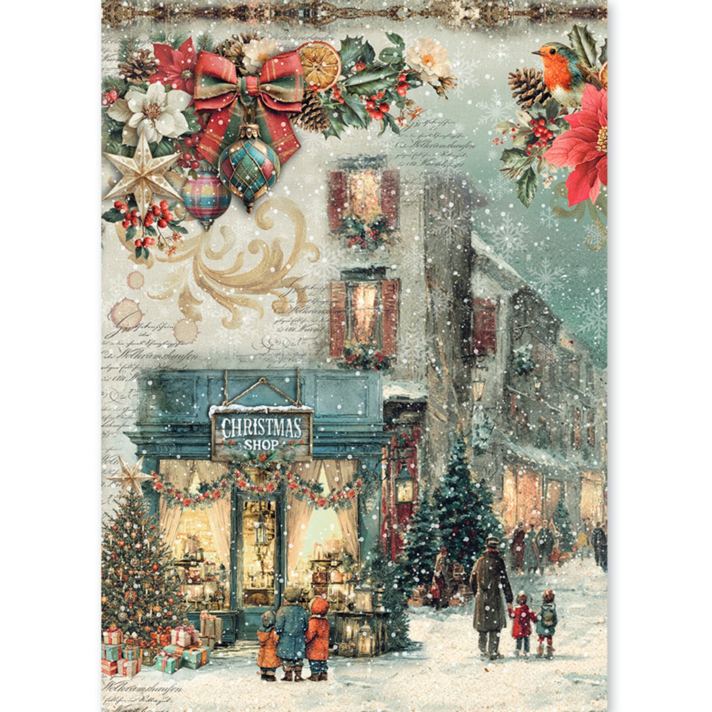 Ciao Bell Merry & Bright A5 Rice Paper Mixed (8pcs)
