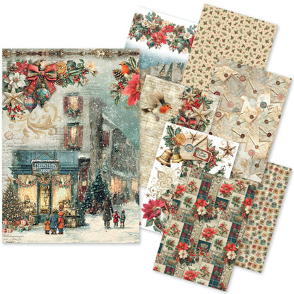 Ciao Bell Merry & Bright A5 Rice Paper Mixed (8pcs)