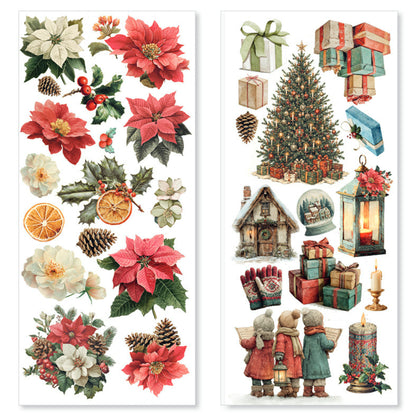 Ciao Bell Merry & Bright Transparent Adhesive Sheets (5pcs)