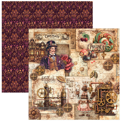 Ciao Bell The Chocolate Factory 12x12 Inch Paper Pad (12pcs)