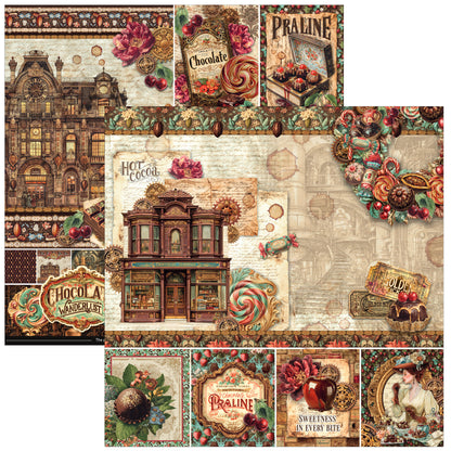 Ciao Bell The Chocolate Factory 12x12 Inch Paper Pad (12pcs)