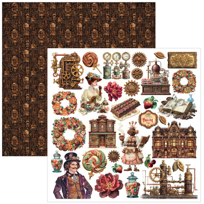 Ciao Bell The Chocolate Factory 12x12 Inch Paper Pad (12pcs)