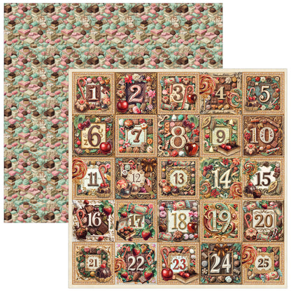 Ciao Bella The Chocolate Factory 12x12 Inch Patterns Pad (8pcs)