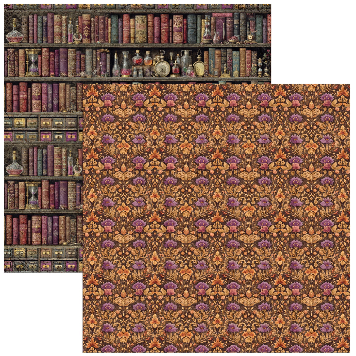 Ciao Bella The Chocolate Factory 12x12 Inch Patterns Pad (8pcs)