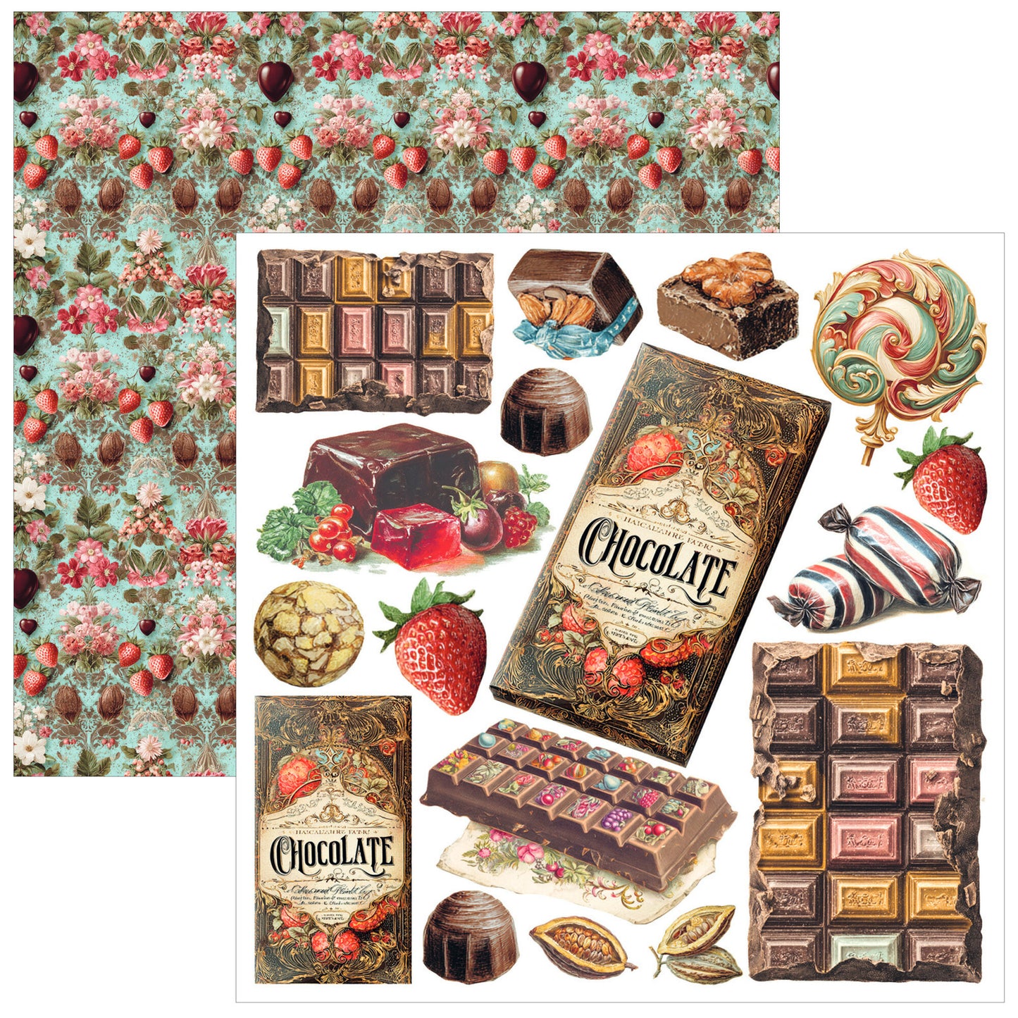 Ciao Bell The Chocolate Factory 6x6 Inch Fussy Cut Pad (24pcs)