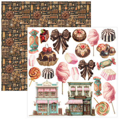 Ciao Bell The Chocolate Factory 6x6 Inch Fussy Cut Pad (24pcs)