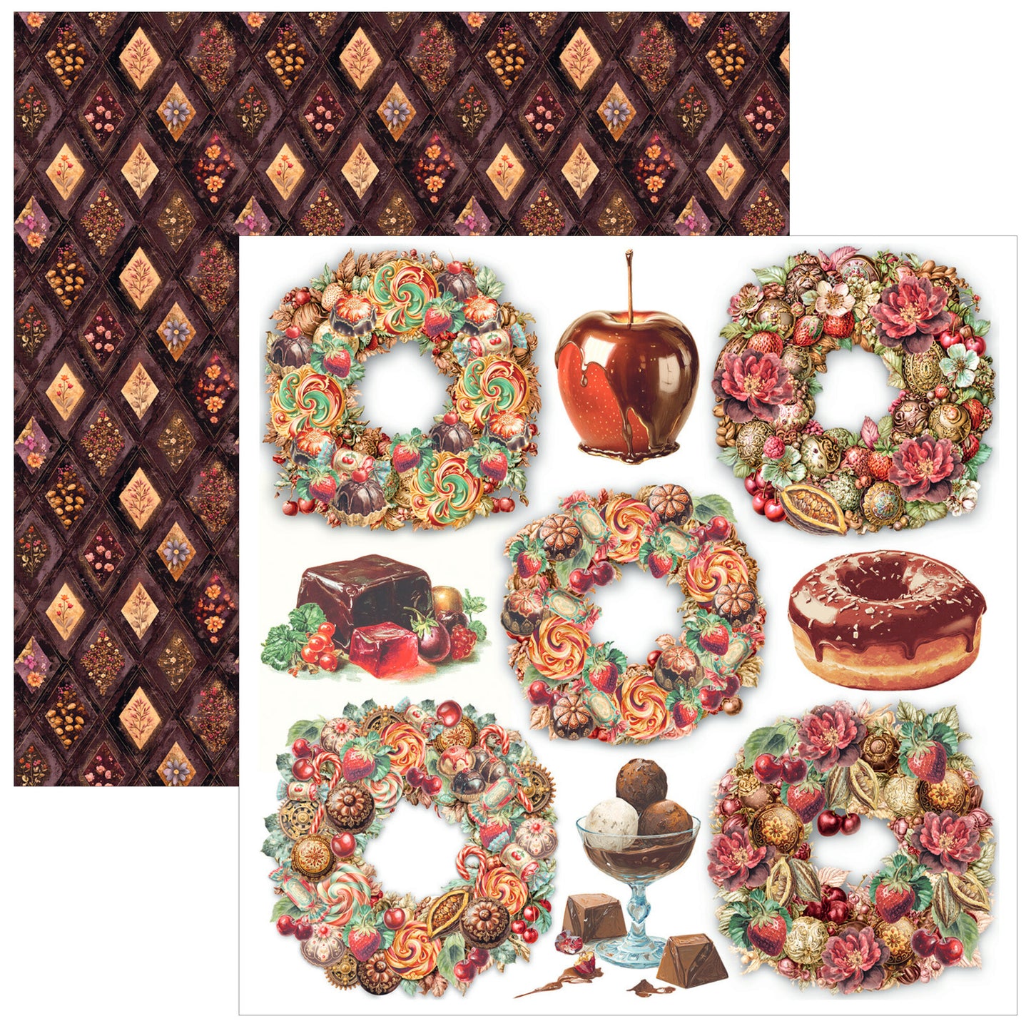 Ciao Bell The Chocolate Factory 6x6 Inch Fussy Cut Pad (24pcs)