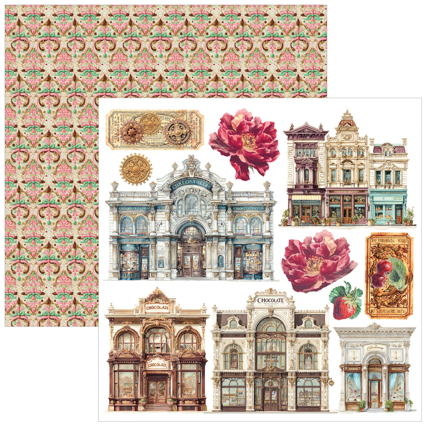 Ciao Bell The Chocolate Factory 6x6 Inch Fussy Cut Pad (24pcs)