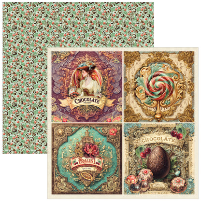 Ciao Bell The Chocolate Factory 8x8 Inch Paper Pad (12pcs)