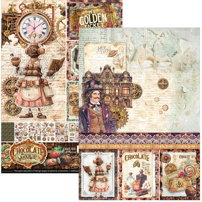 Ciao Bella The Chocolate Factory A4 Creative Pad (9pcs)