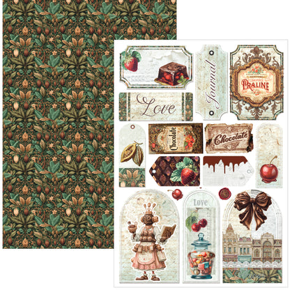 Ciao Bella The Chocolate Factory A4 Creative Pad (9pcs)