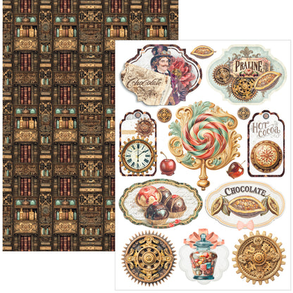 Ciao Bella The Chocolate Factory A4 Creative Pad (9pcs)