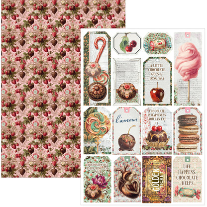 Ciao Bella The Chocolate Factory A4 Creative Pad (9pcs)