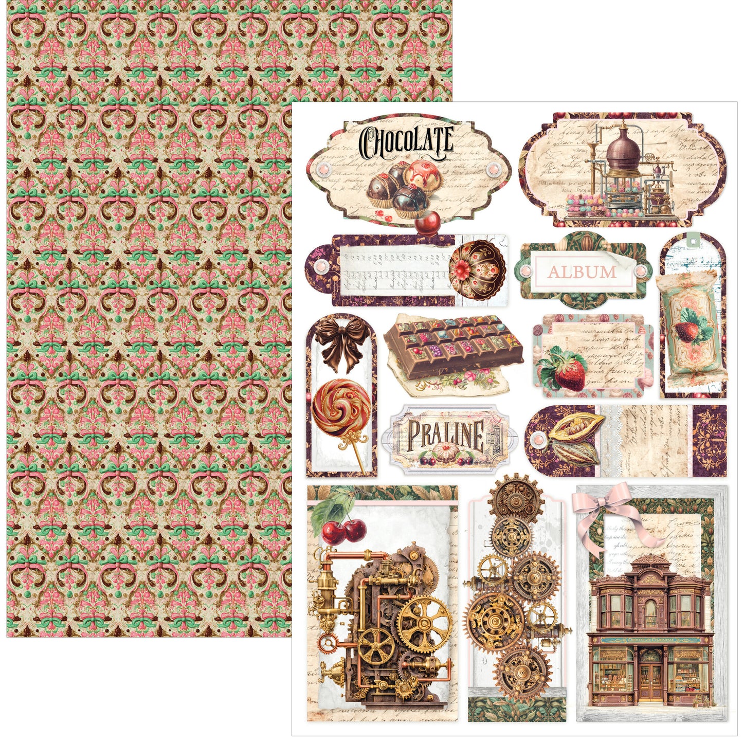Ciao Bella The Chocolate Factory A4 Creative Pad (9pcs)