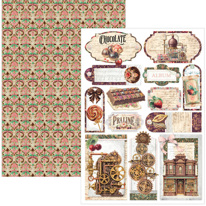 Ciao Bella The Chocolate Factory A4 Creative Pad (9pcs)