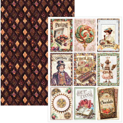 Ciao Bella The Chocolate Factory A4 Creative Pad (9pcs)