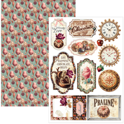Ciao Bella The Chocolate Factory A4 Creative Pad (9pcs)