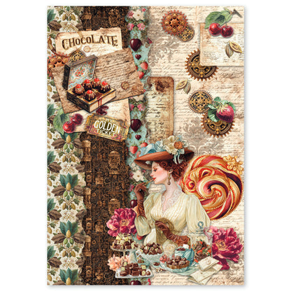 Ciao Bell The Chocolate Factory A4 Rice Paper Mixed (4pcs)