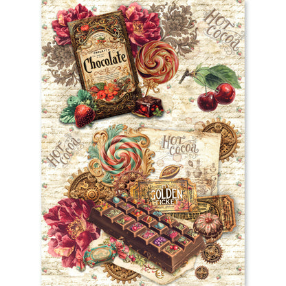 Ciao Bell The Chocolate Factory A5 Rice Paper Mixed (8pcs)