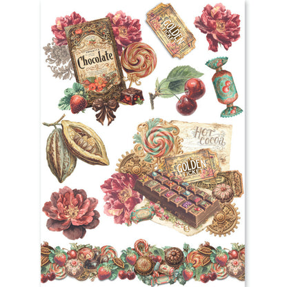 Ciao Bell The Chocolate Factory A5 Rice Paper Mixed (8pcs)