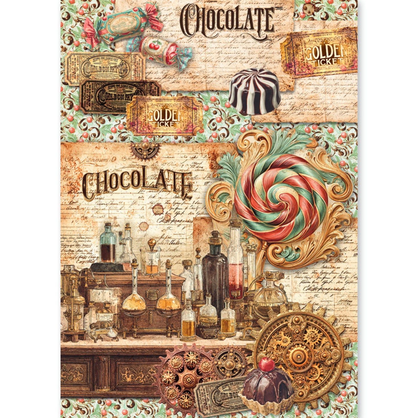 Ciao Bell The Chocolate Factory A5 Rice Paper Mixed (8pcs)