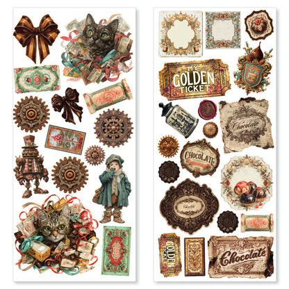 Ciao Bell The Chocolate Factory Transparent Adhesive Sheets (5pcs)