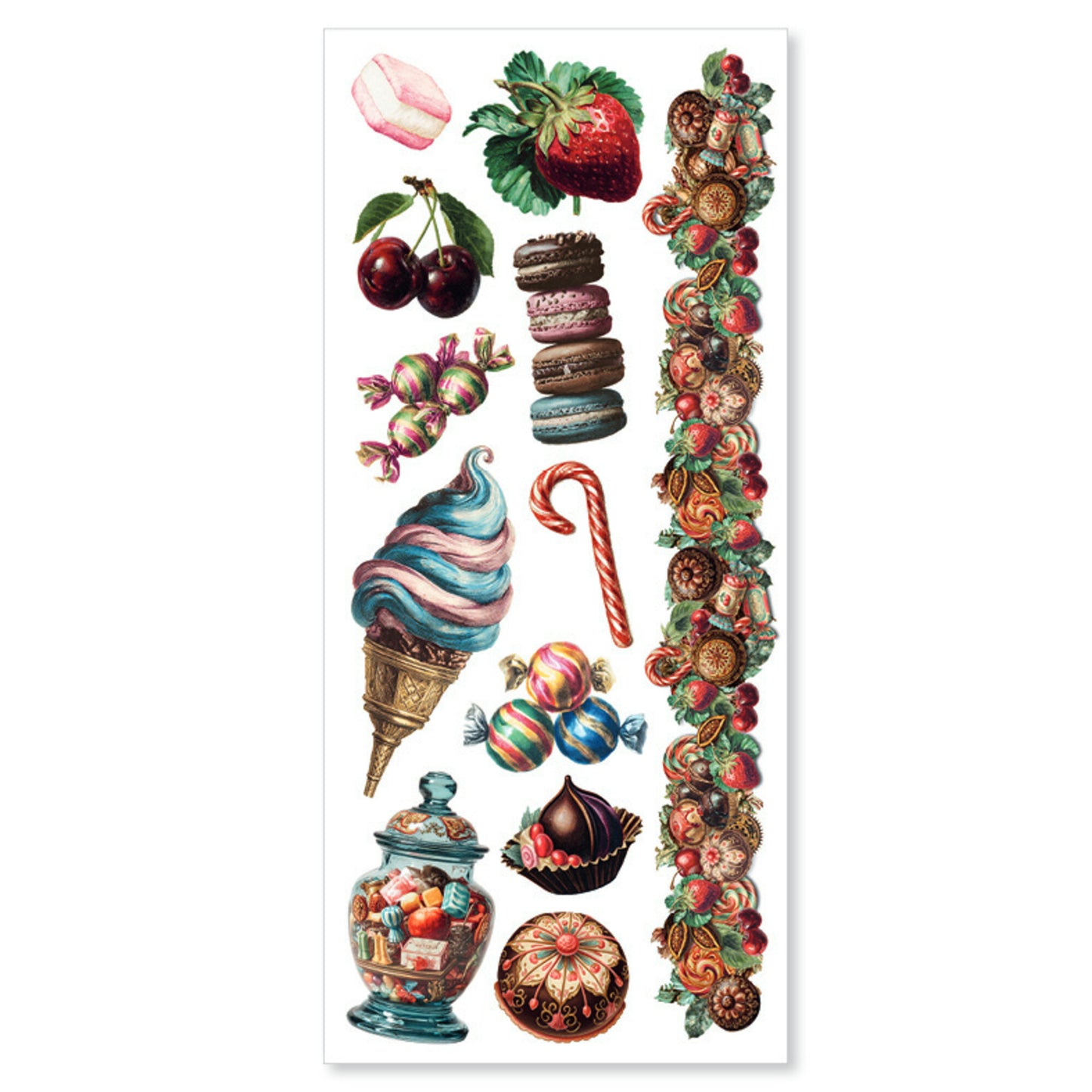 Ciao Bell The Chocolate Factory Transparent Adhesive Sheets (5pcs)