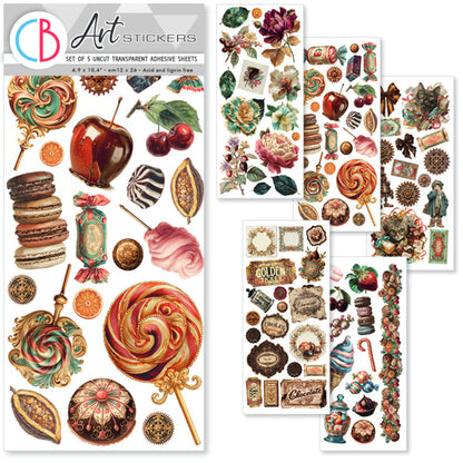 Ciao Bell The Chocolate Factory Transparent Adhesive Sheets (5pcs)