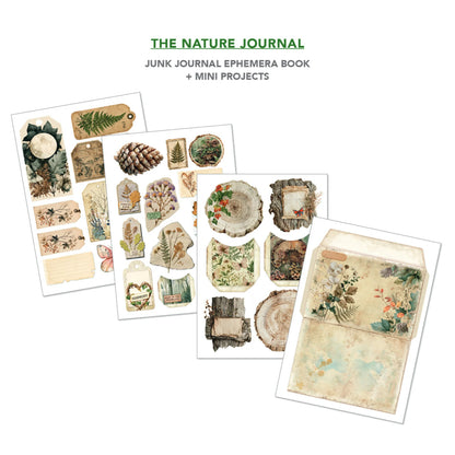 Ciao Bella The Nature Journal A4 Junk Journal Ephemera Book (32pcs)