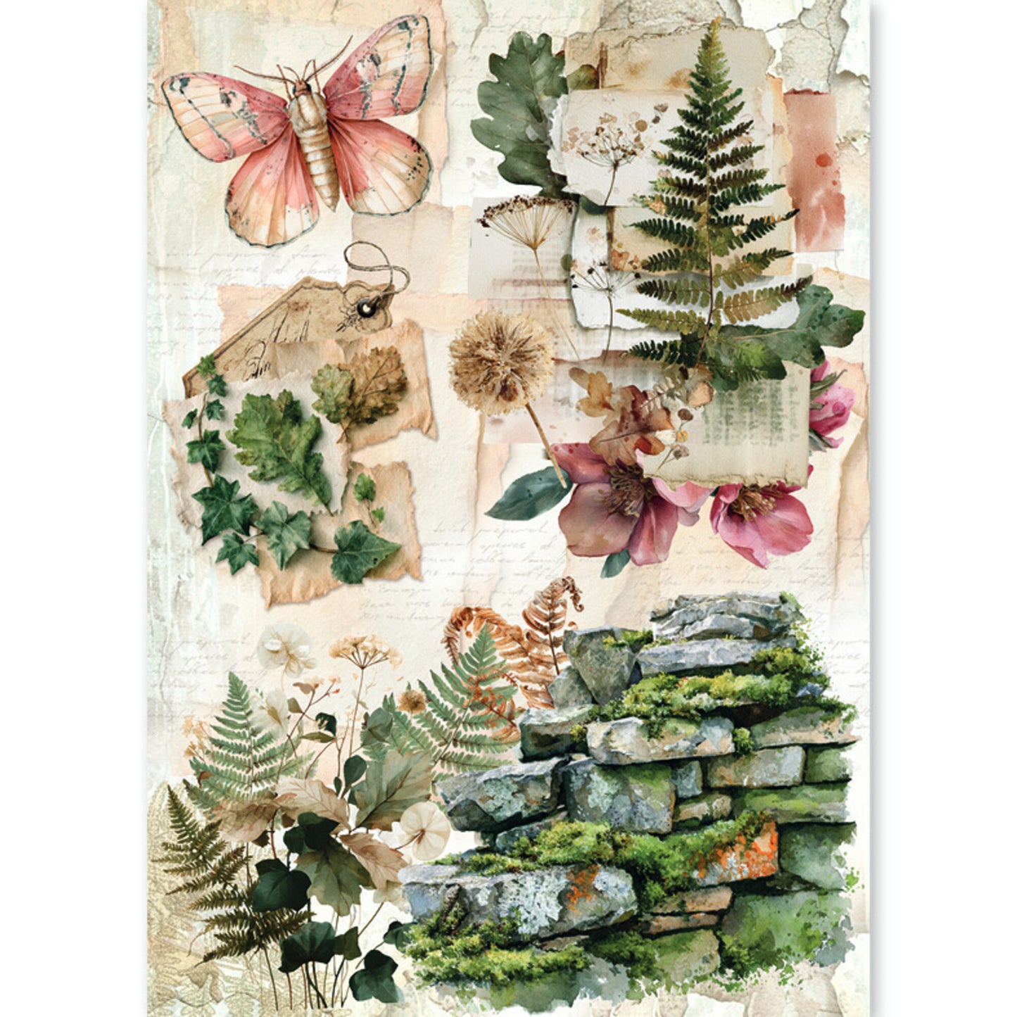 Ciao Bella The Nature Journal A5 Rice Paper Mixed (8pcs)