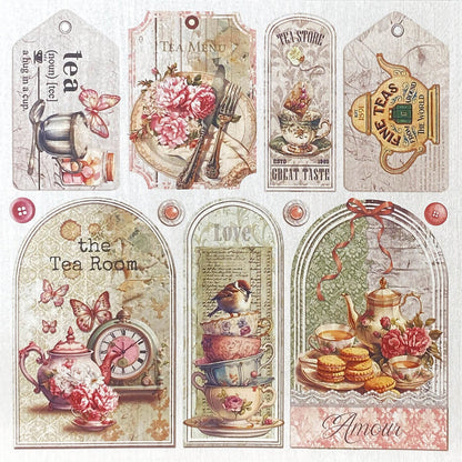 Ciao Bella Timeless Moments 6x6 Inch Deluxe Paper Silver (5pcs)