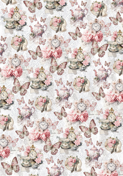 Ciao Bella Timeless Moments A4 Vellum Paper Patterns (6pcs)