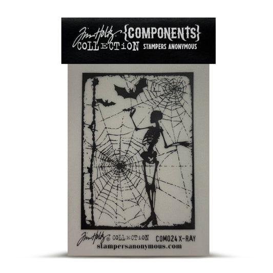 Stampers Anonymous Tim Holtz Cling Stamp - X-Ray