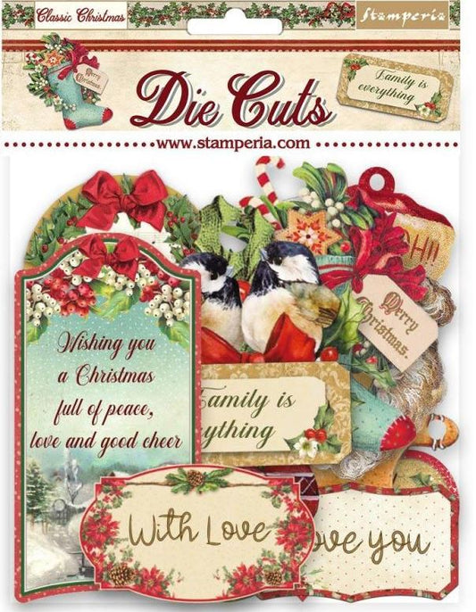 Stamperia Clear Die Cuts Classic Christmas