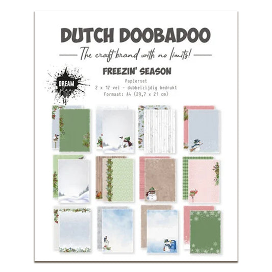 Dutch Doobadoo Dream Plan Do Freezin' Season A4 Paper Set