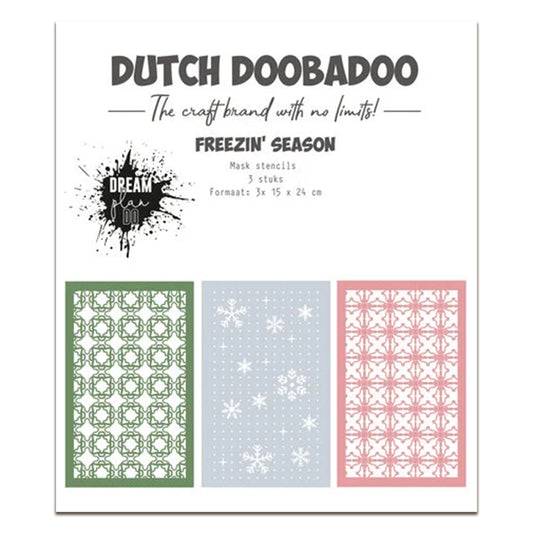 Dutch Doobadoo Dream Plan Do Freezin' Season Mask Stencils (3pcs)