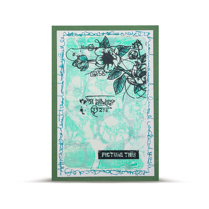 TP-324 - A5 Clear Stamp Set - Blooming Beauty