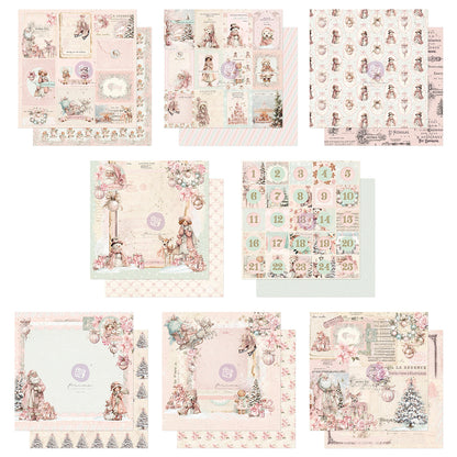 Prima Marketing Christmas Blush 6x6 Inch Paper Pad by Frank Garcia