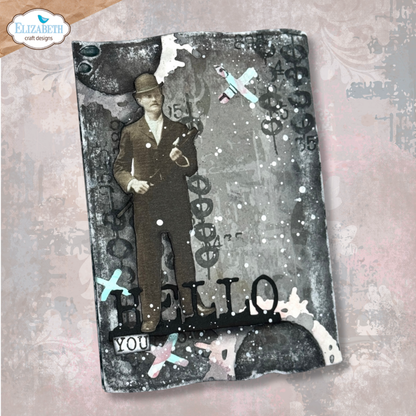 Elizabeth Craft Designs Hello You! Stamps Scribbles