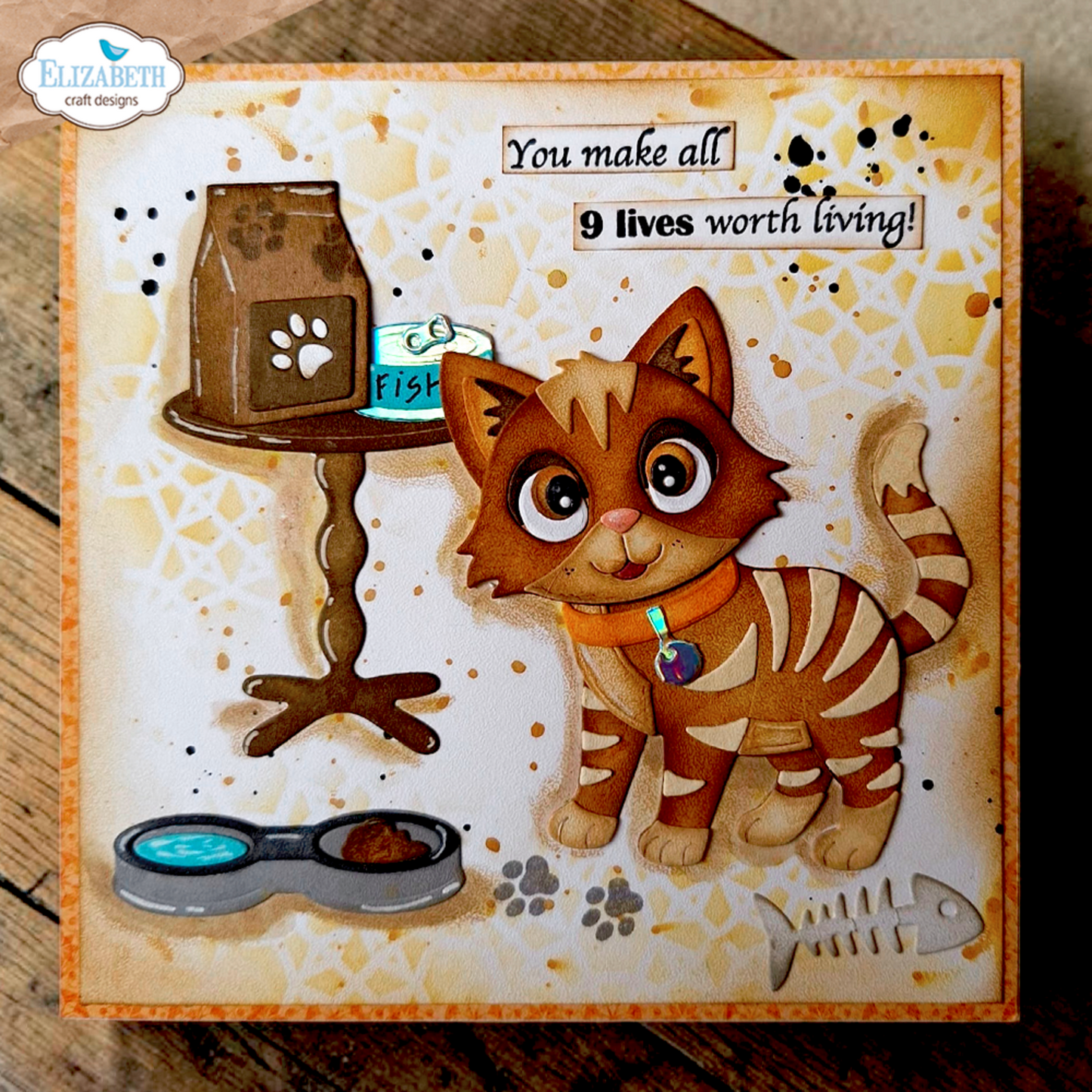 Elizabeth Craft Designs Meet the Cats Die Cat Accessories by Cute & Whimsical