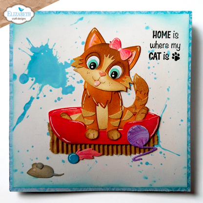 Elizabeth Craft Designs Meet the Cats Die Cat Accessories by Cute & Whimsical