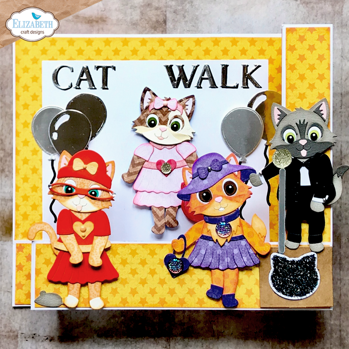 Elizabeth Craft Designs Meet the Cats Complete Collection (Save £12)