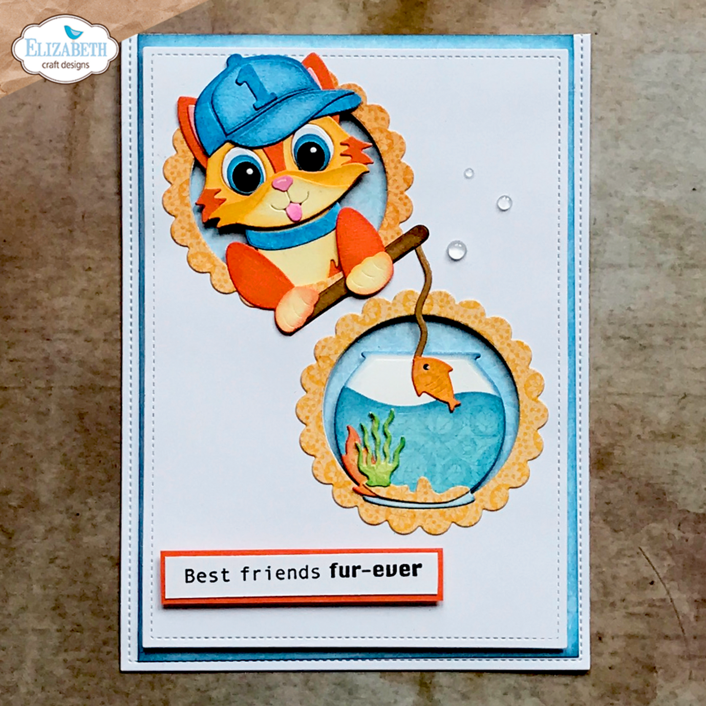 Elizabeth Craft Designs Meet the Cats Die Cats by Cute & Whimsical