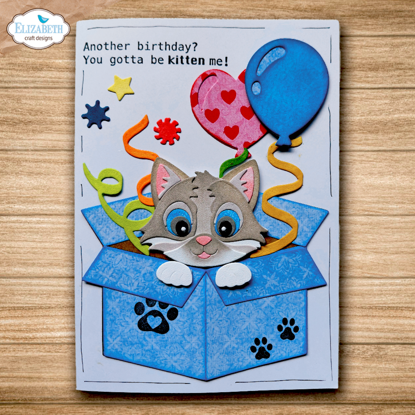 Elizabeth Craft Designs Meet the Cats Die Surprise Box by Cute & Whimsical